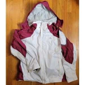 Nike ACG Hooded Double Insulated Maroon Ski Snowboard Layer Jacket Women Large